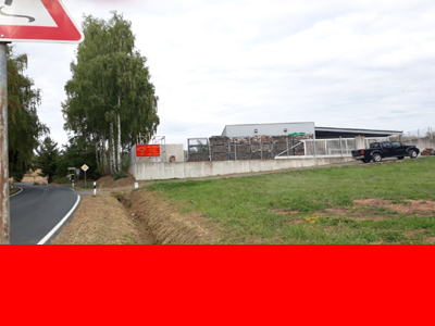 Firmengelnde Auenbereich